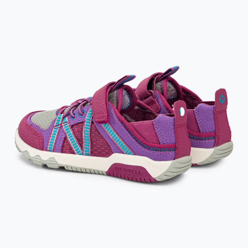 Merrell Hydro Free Roam scarpe da bambino fucsia/turchese 3