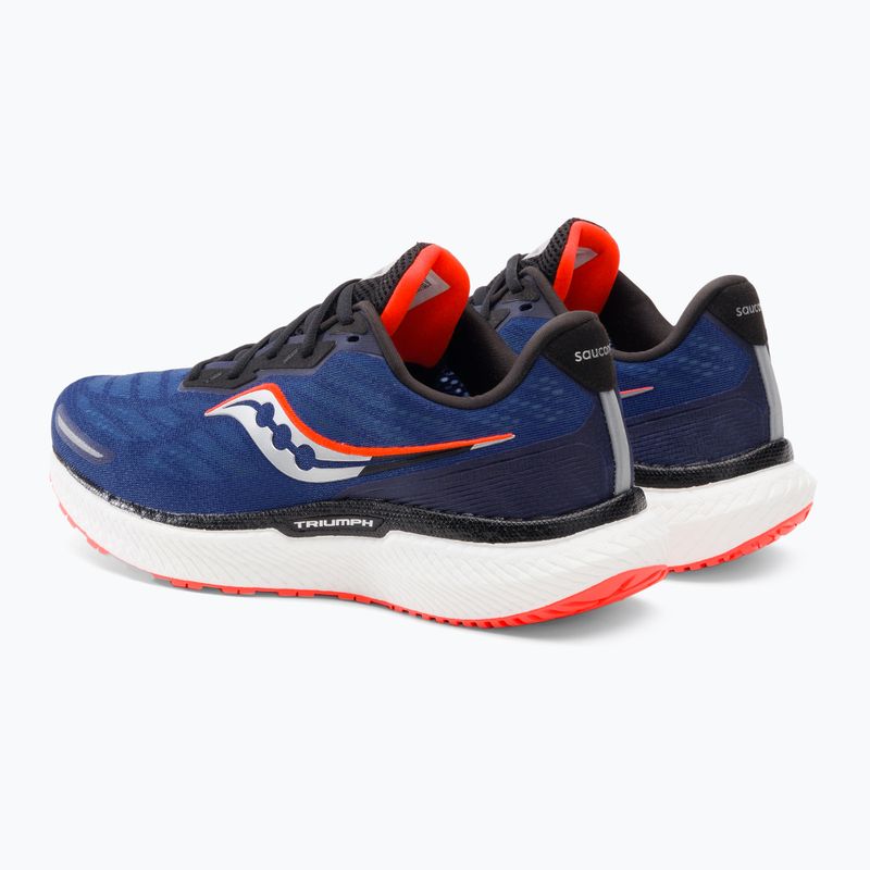 Scarpe da corsa Saucony Triumph 19 da uomo, zaffiro/nero 3