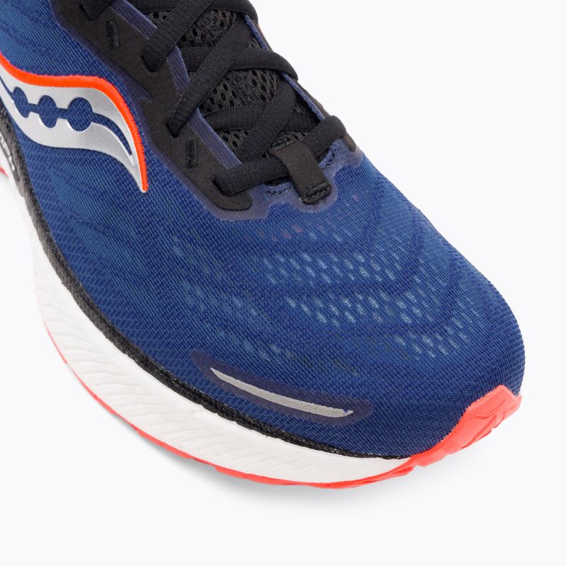 Scarpe da corsa Saucony Triumph 19 da uomo, zaffiro/nero 7