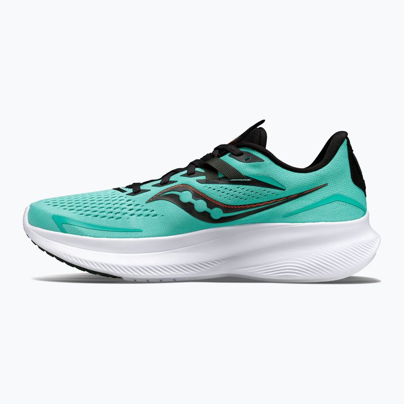 Scarpe da corsa Saucony Ride 15 coolmint/zest da uomo 12