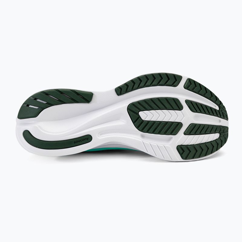 Scarpe da corsa Saucony Ride 15 coolmint/zest da uomo 5