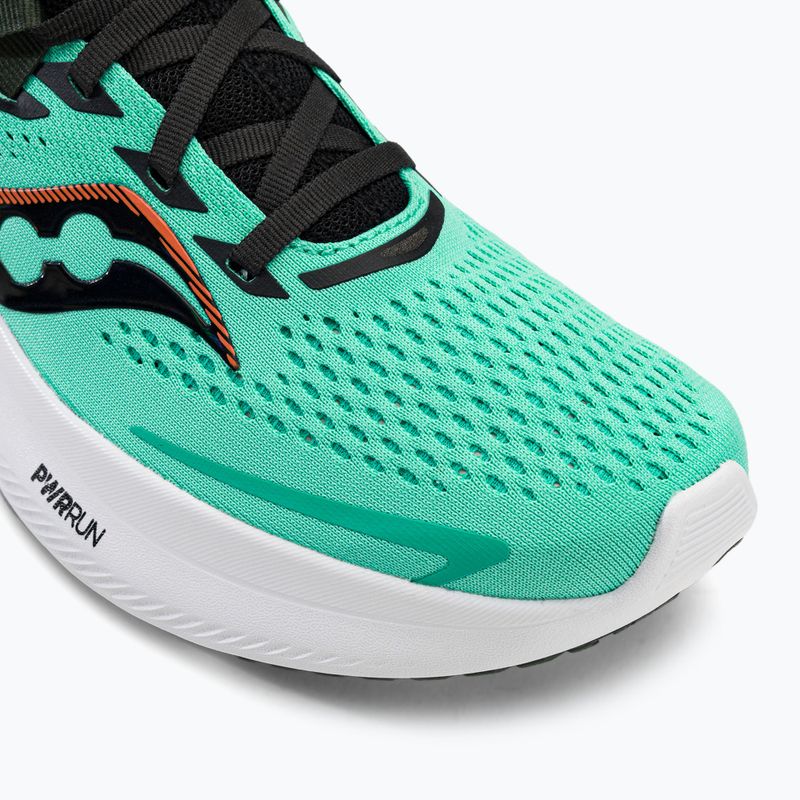 Scarpe da corsa Saucony Ride 15 coolmint/zest da uomo 7