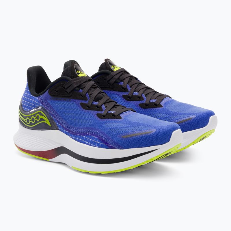 Scarpe da corsa da uomo Saucony Endorphin Shift 2 blu una volta/acido canaglia 4