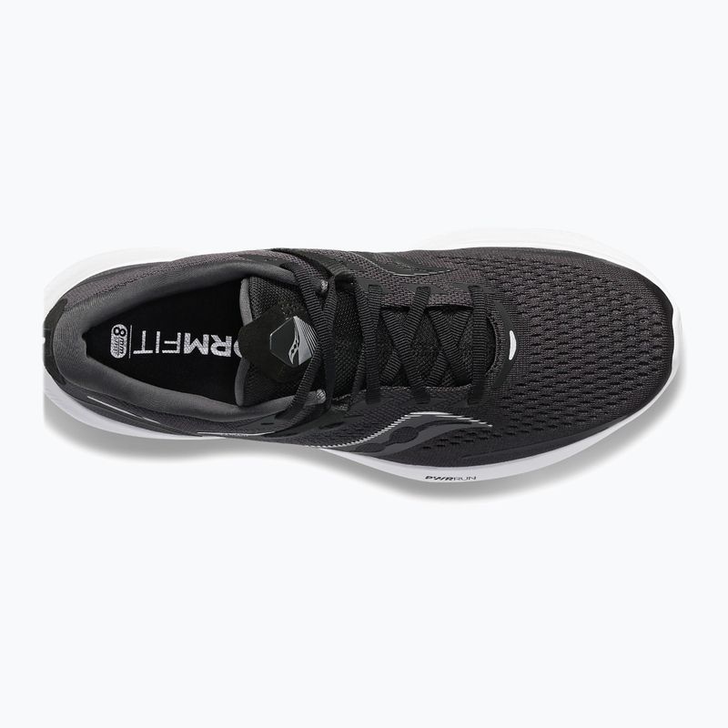 Scarpe da corsa da uomo Saucony Ride 15 nero/bianco 13