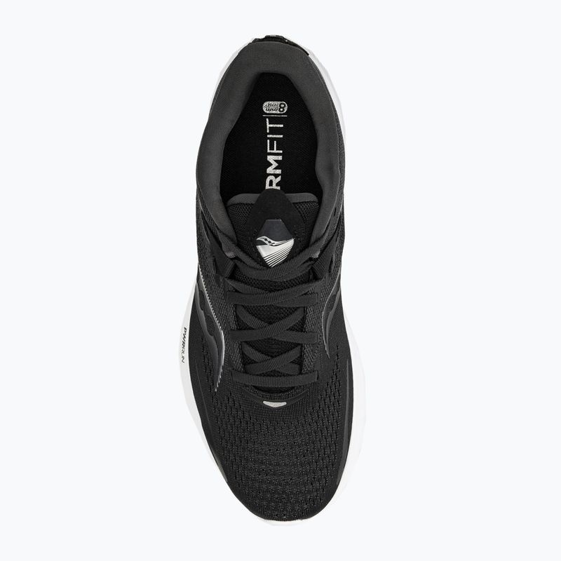 Scarpe da corsa da uomo Saucony Ride 15 nero/bianco 6