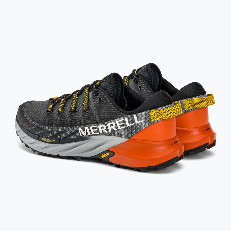 Scarpe da corsa Merrell Agility Peak 4 nero/altopiano da uomo 4