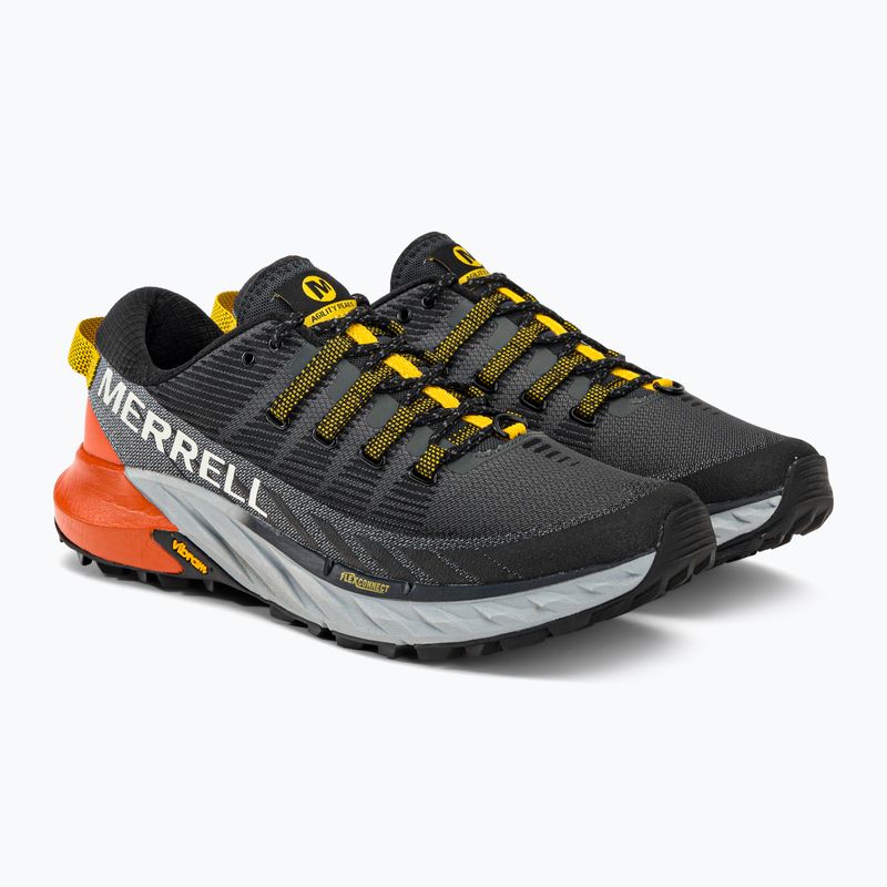 Scarpe da corsa Merrell Agility Peak 4 nero/altopiano da uomo 5