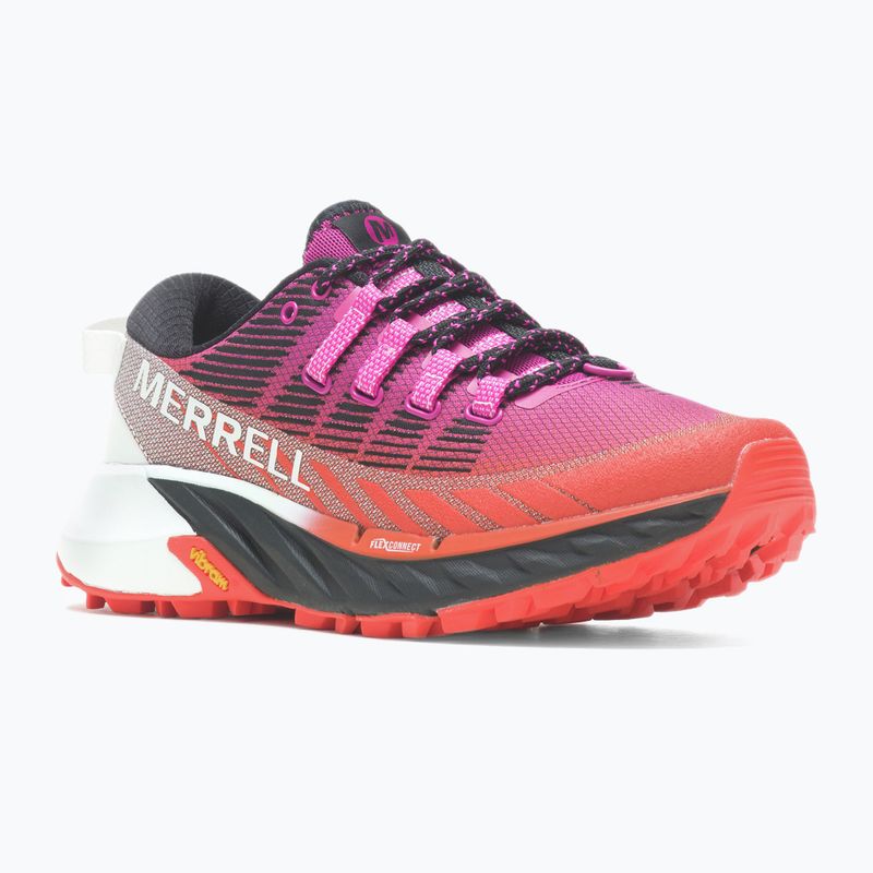 Scarpe da corsa Merrell Agility Peak 4 fucsia/tangerino da donna 10