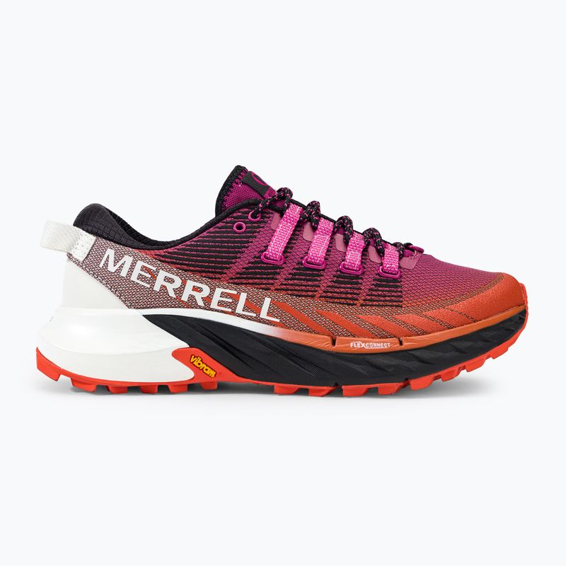 Scarpe da corsa Merrell Agility Peak 4 fucsia/tangerino da donna 2