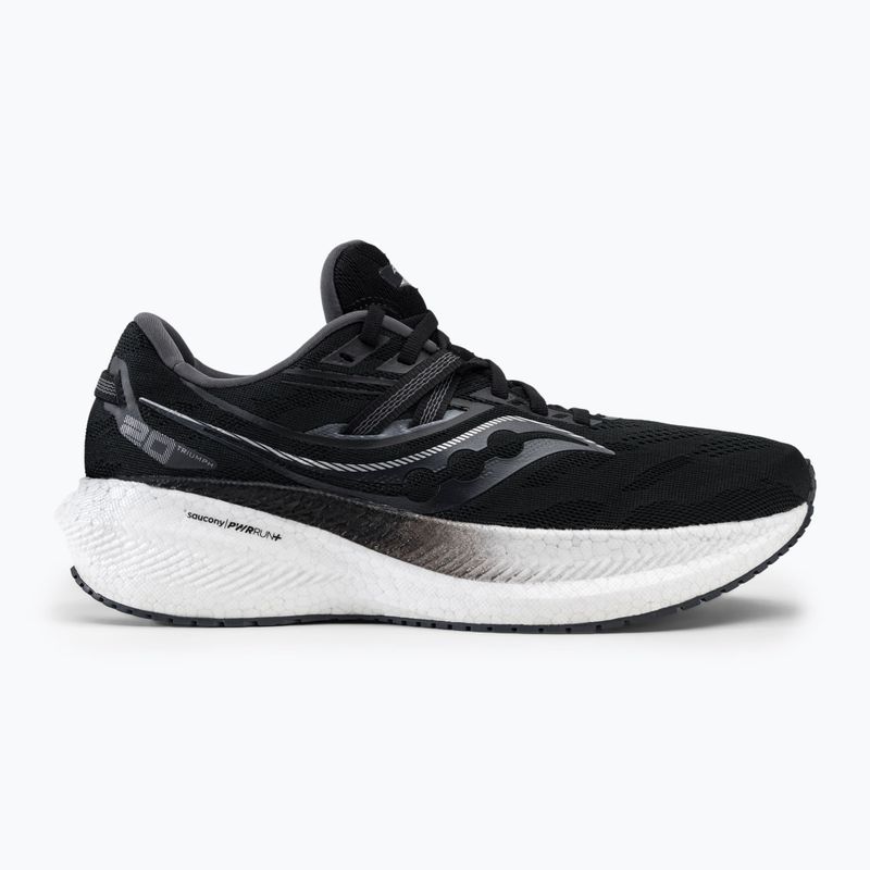 Scarpe da corsa da uomo Saucony Triumph 20 nero/bianco 2