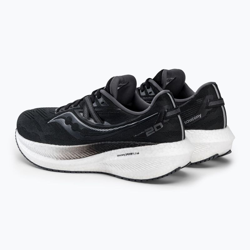 Scarpe da corsa da uomo Saucony Triumph 20 nero/bianco 3