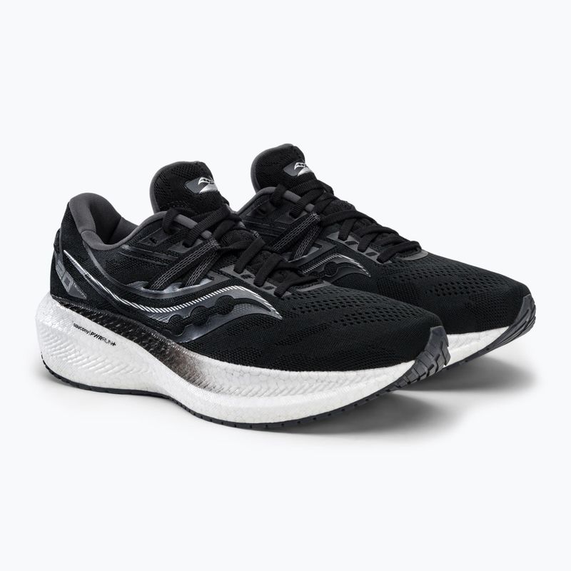 Scarpe da corsa da uomo Saucony Triumph 20 nero/bianco 5