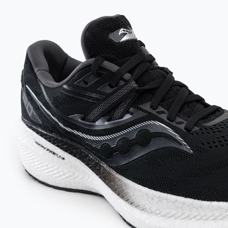 Scarpe da corsa da uomo Saucony Triumph 20 nero/bianco 9