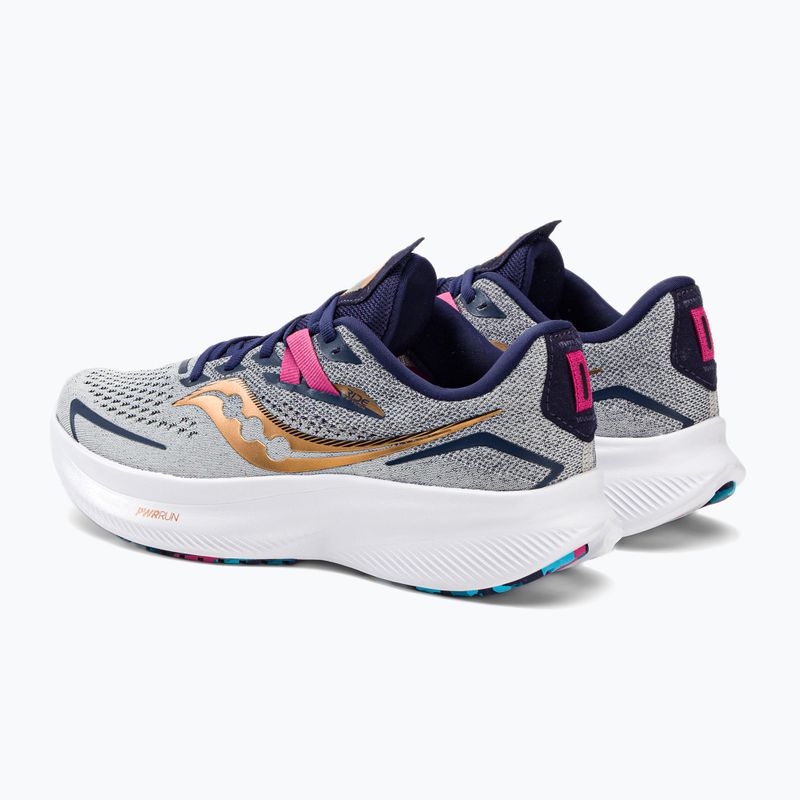 Scarpe da corsa da donna Saucony Ride 15 prospettiva di vetro 5