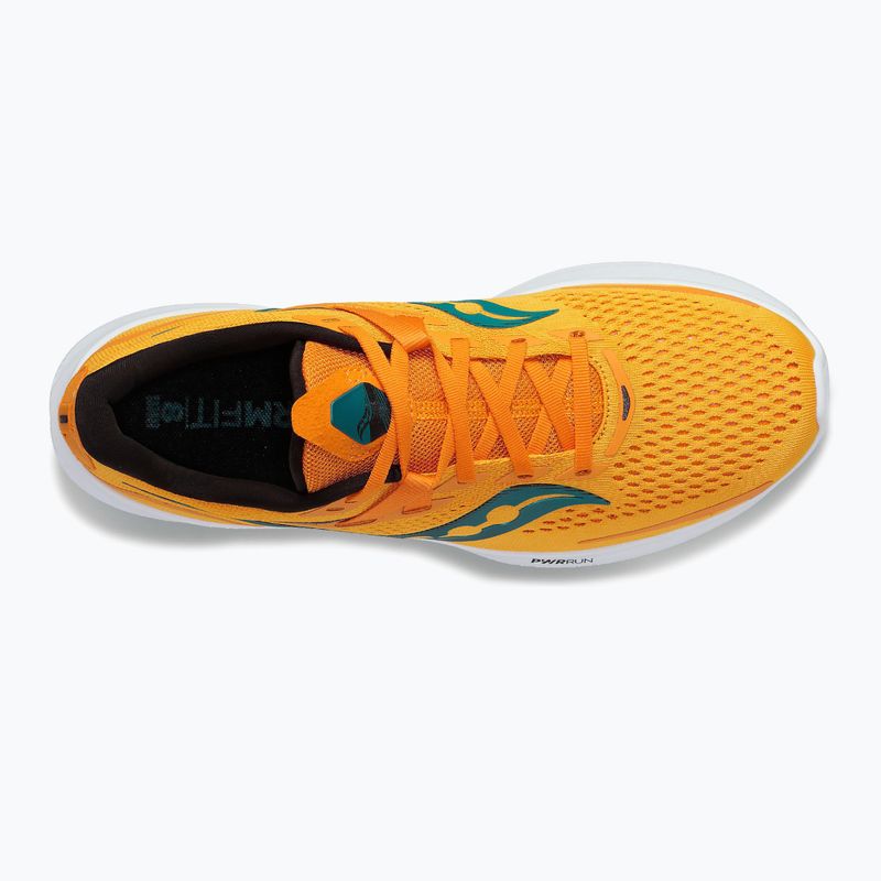 Scarpe da corsa da uomo Saucony Ride 15 oro/palma 12