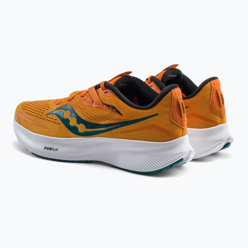 Scarpe da corsa da uomo Saucony Ride 15 oro/palma 3