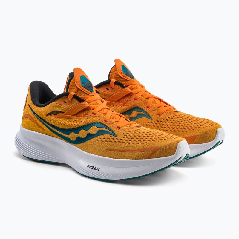 Scarpe da corsa da uomo Saucony Ride 15 oro/palma 5