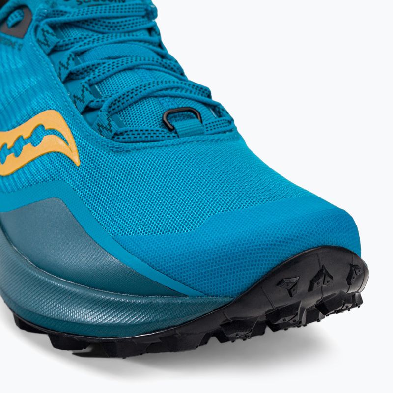 Scarpe da corsa Saucony Peregrine 12 oceano/nero da uomo 7