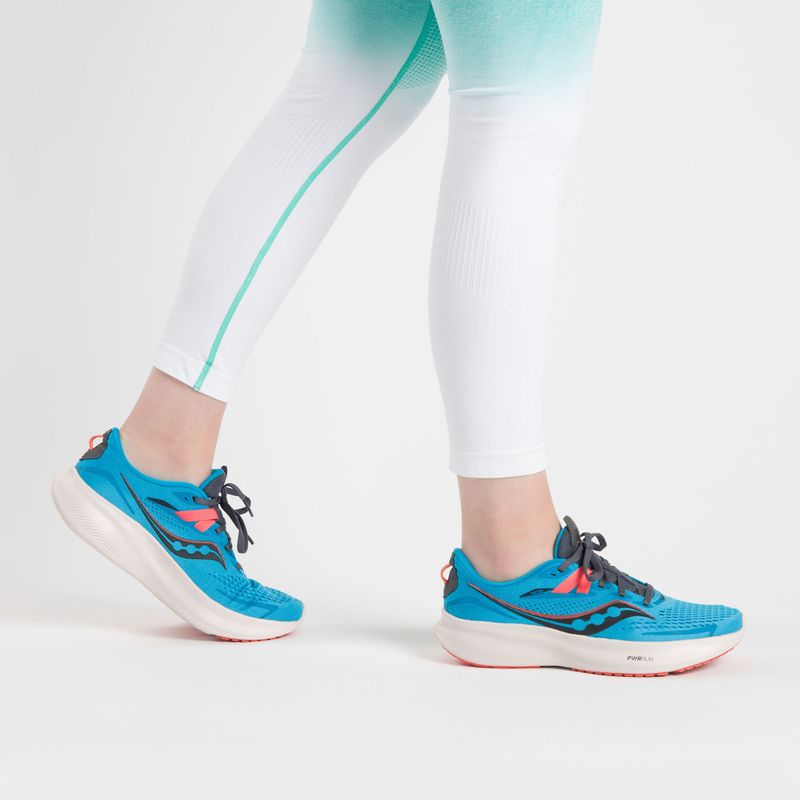 Scarpe da corsa da donna Saucony Ride 15 ocean/shadow 2