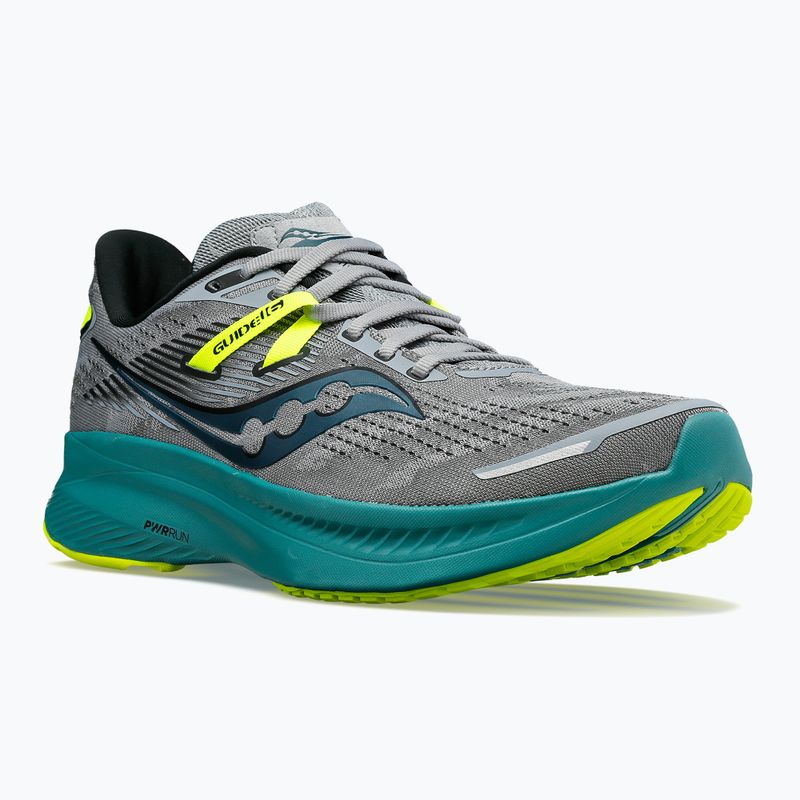 Scarpe da corsa Saucony Guide 16 fossile/muschio da uomo 11
