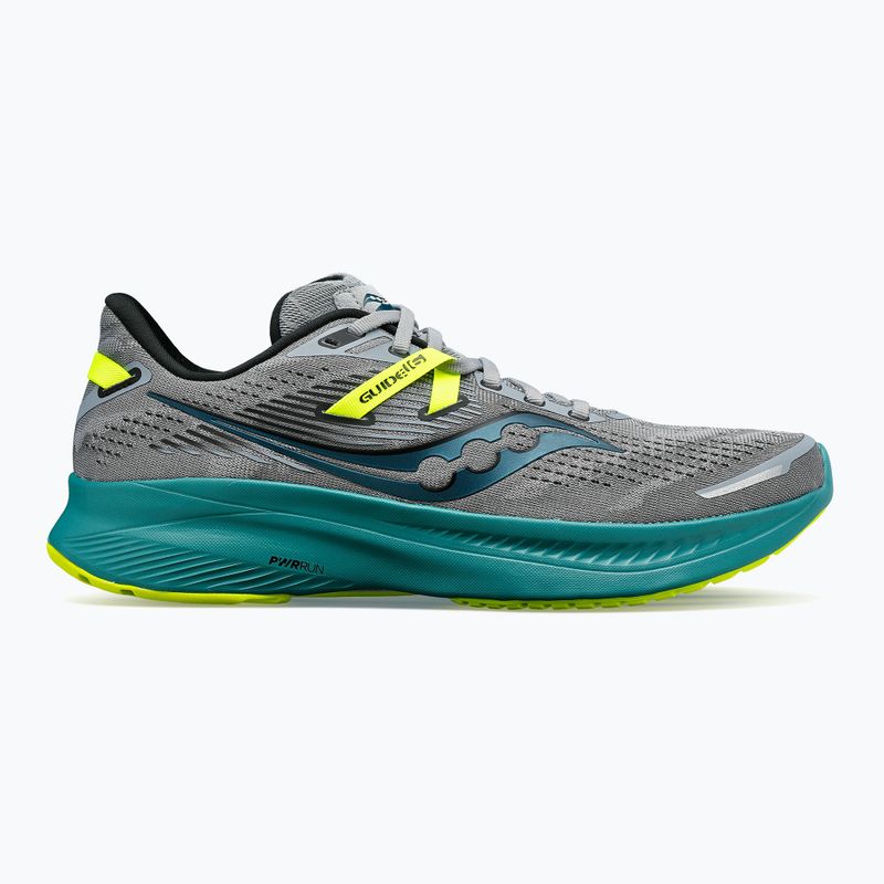 Scarpe da corsa Saucony Guide 16 fossile/muschio da uomo 12