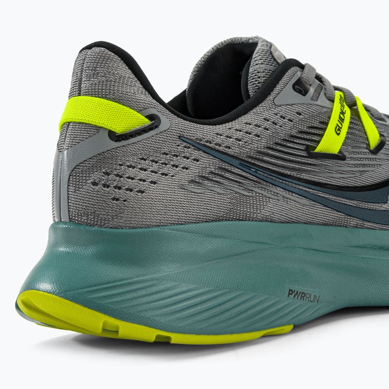 Scarpe da corsa Saucony Guide 16 fossile/muschio da uomo 9