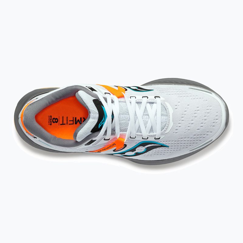 Scarpe da corsa Saucony Guide 16 bianco/grigio da uomo 14