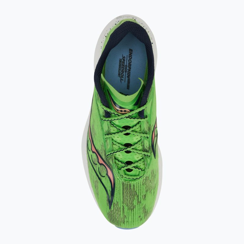 Scarpe da corsa da uomo Saucony Endorphin Pro 3 verde 5