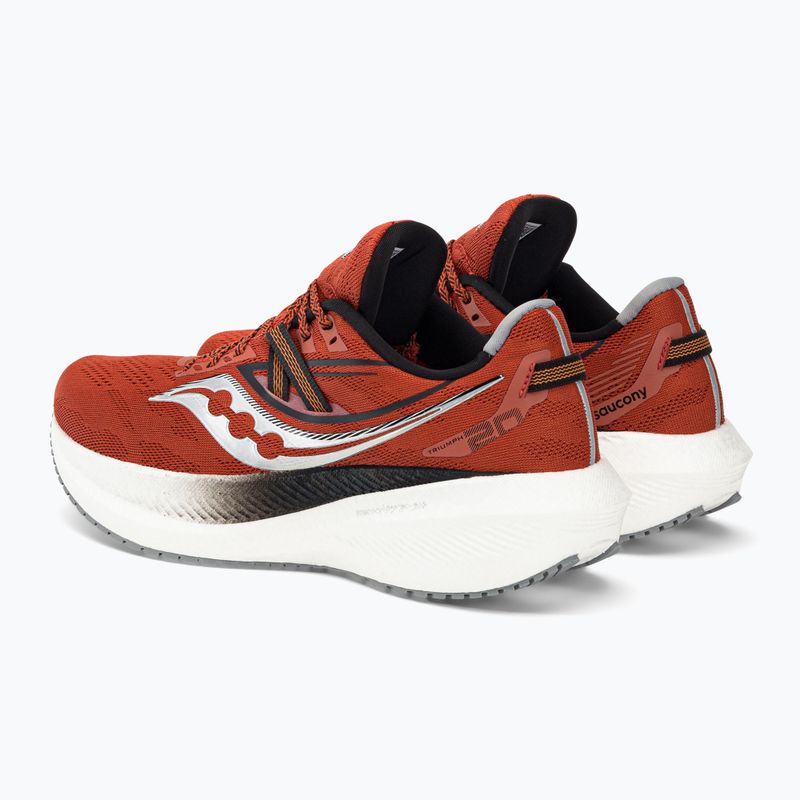 Scarpe da corsa Saucony Triumph 20 lava/fossile per uomo 3