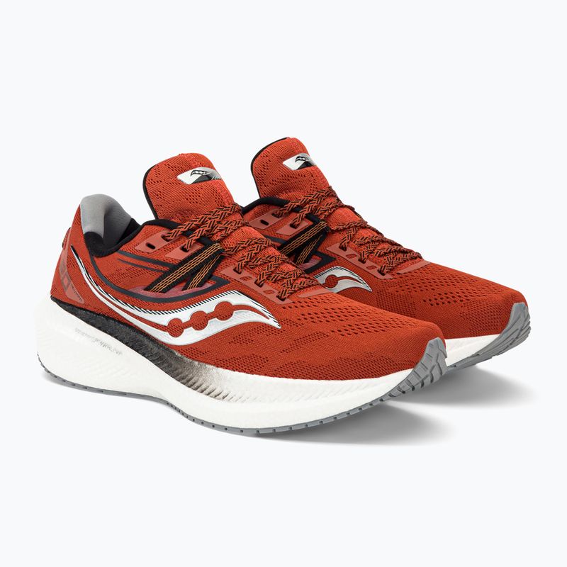 Scarpe da corsa Saucony Triumph 20 lava/fossile per uomo 4