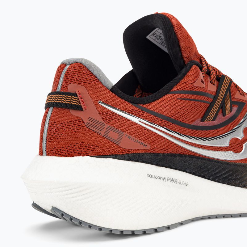 Scarpe da corsa Saucony Triumph 20 lava/fossile per uomo 9