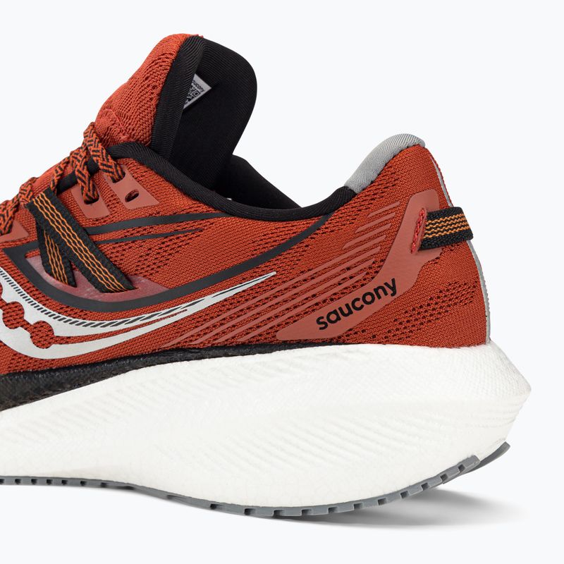 Scarpe da corsa Saucony Triumph 20 lava/fossile per uomo 10