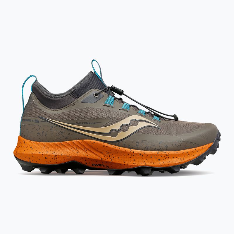 Scarpe da corsa da uomo Saucony Peregrine 13 St umber/basalt 12