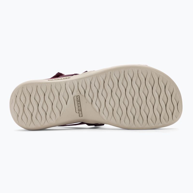 Sandali Merrell District 3 Backstrap Web da donna, bordeaux 5