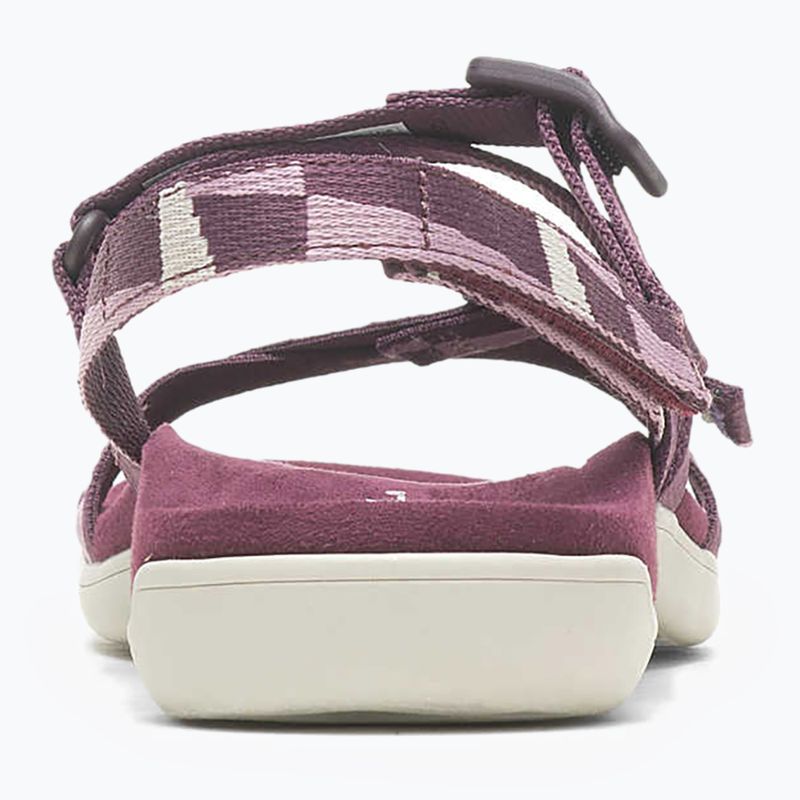 Sandali Merrell District 3 Backstrap Web da donna, bordeaux 7
