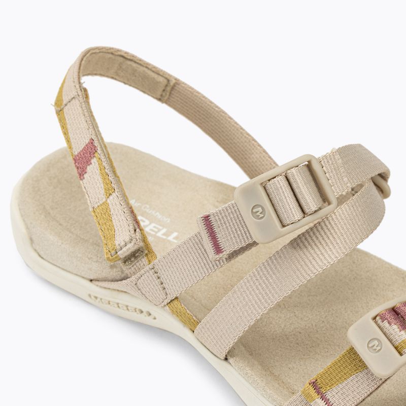 Sandali da trekking da donna Merrell District 3 Backstrap Web oyster 8