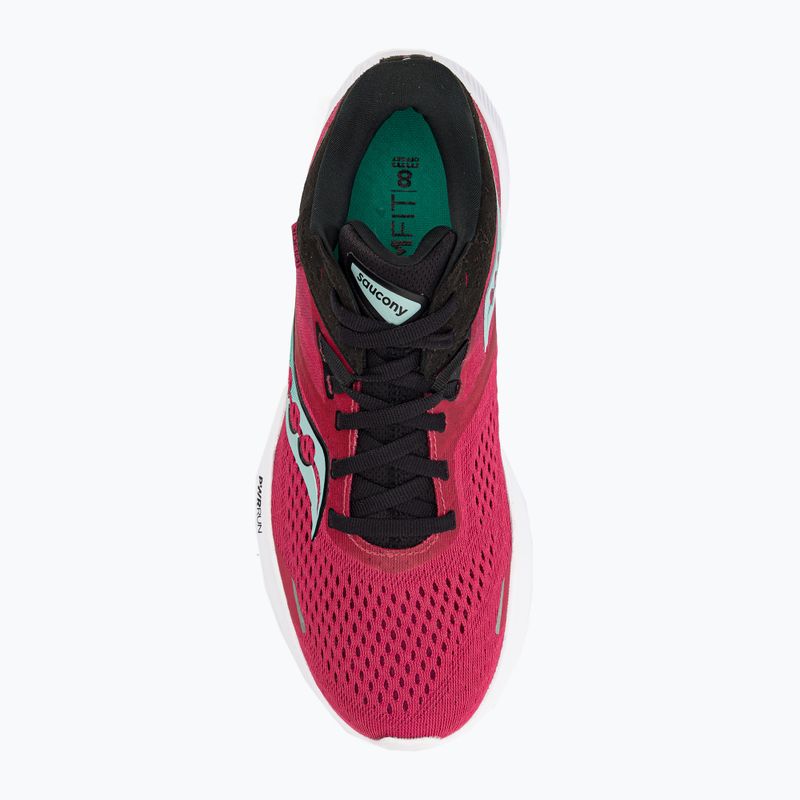 Scarpe da corsa da donna Saucony Ride 16 rosa/nero 6