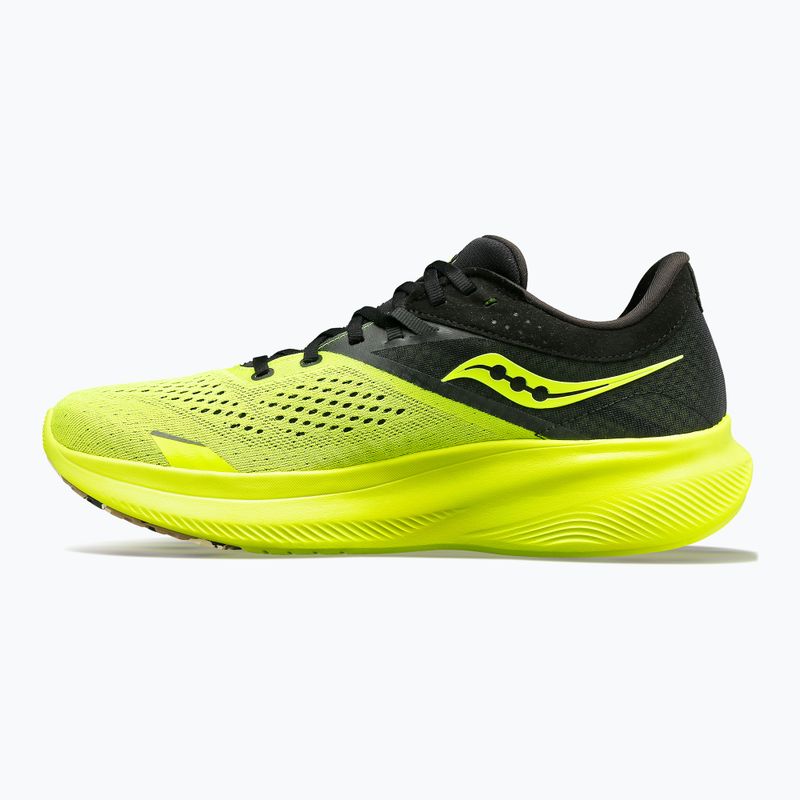 Scarpe da corsa Saucony Ride 16 da uomo, citron/nero 13
