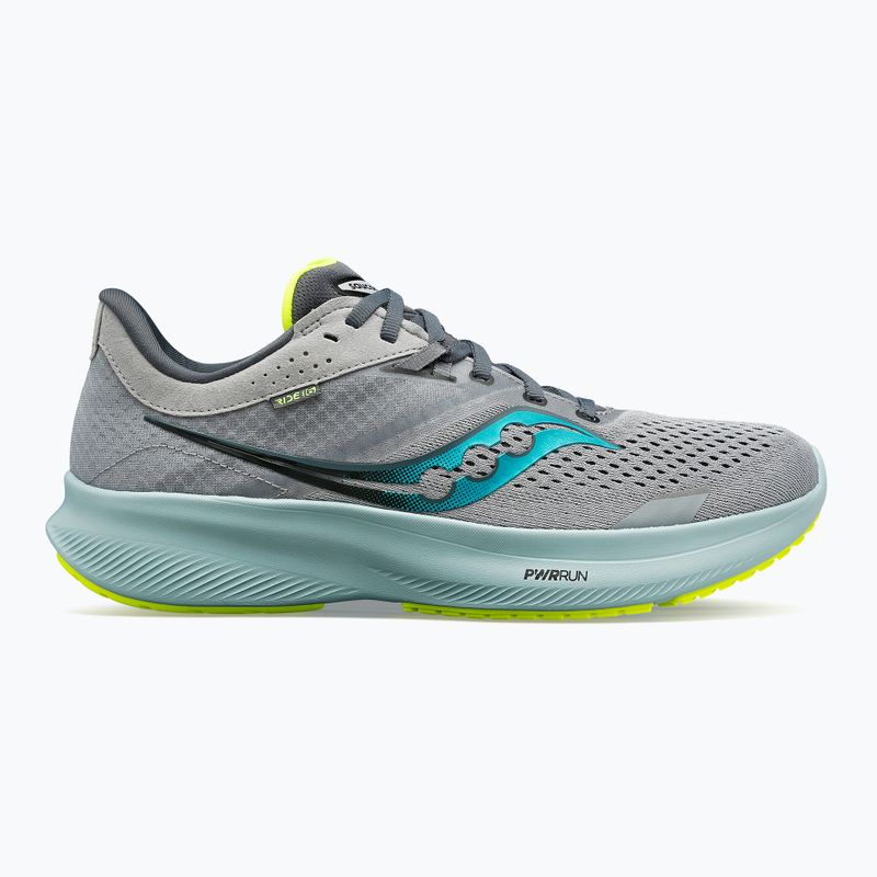 Scarpe da corsa Saucony Ride 16 fossile/palma da uomo 12