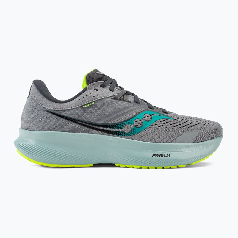 Scarpe da corsa Saucony Ride 16 fossile/palma da uomo 2
