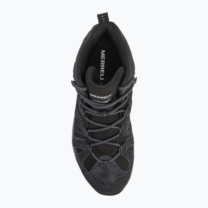 Scarpe da trekking da uomo Merrell Alverstone 2 Mid GTX nero/nero 5
