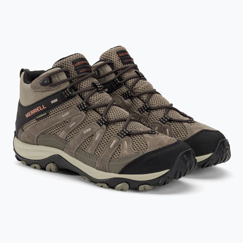 Scarpe da trekking da uomo Merrell Alverstone 2 Mid WP boulder/brindle 4