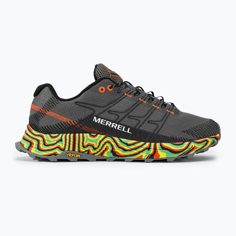 Scarpe da corsa Merrell Fly Moab Flight rock/arancione da uomo 3