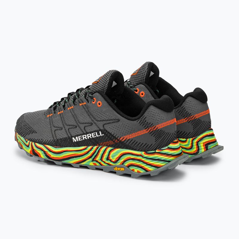 Scarpe da corsa Merrell Fly Moab Flight rock/arancione da uomo 4