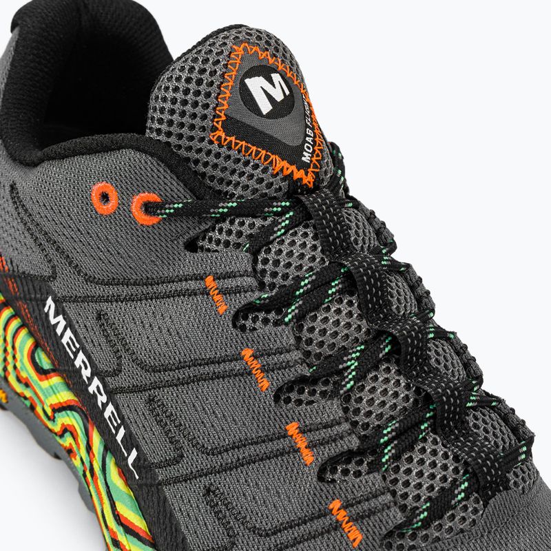 Scarpe da corsa Merrell Fly Moab Flight rock/arancione da uomo 9