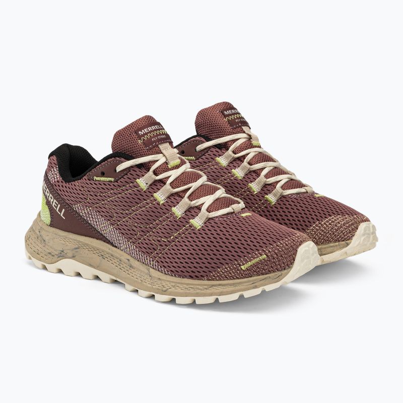Scarpe da corsa Merrell Fly Strike burlwood/marron da donna 4