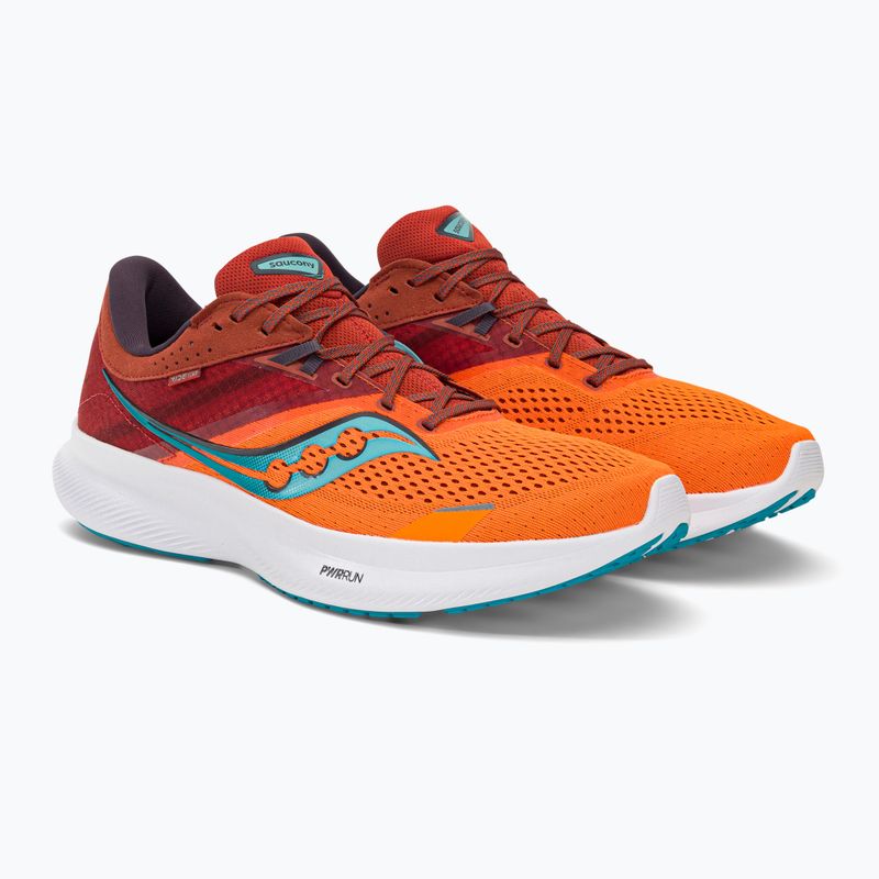 Scarpe da corsa Saucony Ride 16 marigold/lava da uomo 4