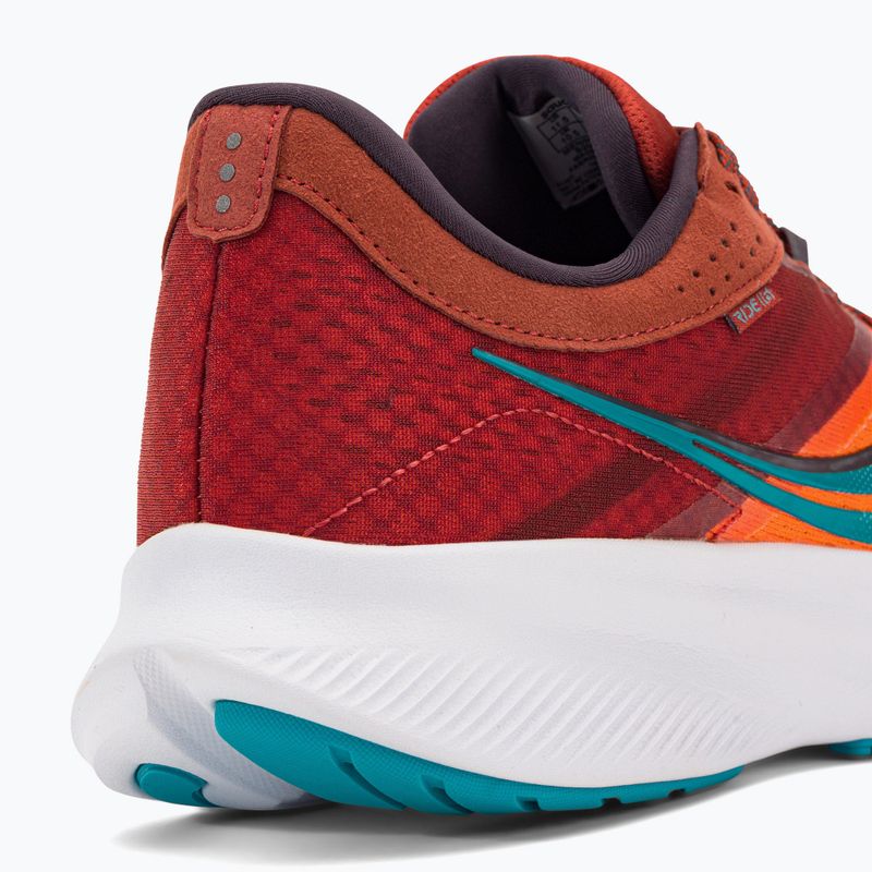Scarpe da corsa Saucony Ride 16 marigold/lava da uomo 9