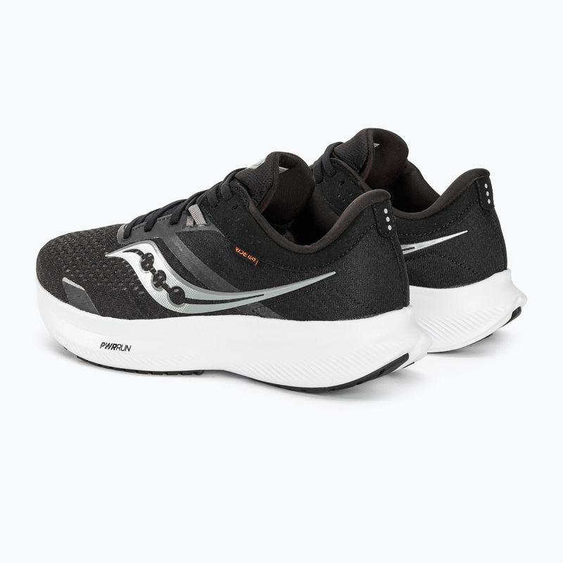 Scarpe da corsa da uomo Saucony Ride 16 nero/bianco 3