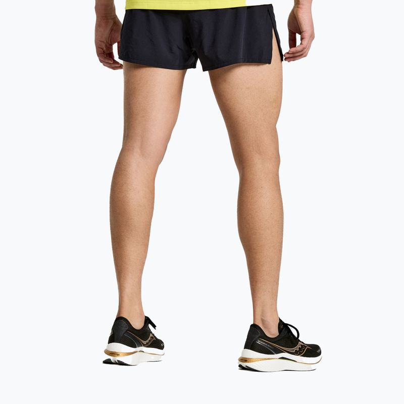 Pantaloncini da corsa Saucony Outpace 2.5" Split Uomo nero 2